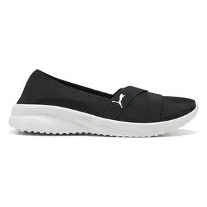 PUMA Womens Adelina 2 Slip On Sneakers Shoes Casual - Black