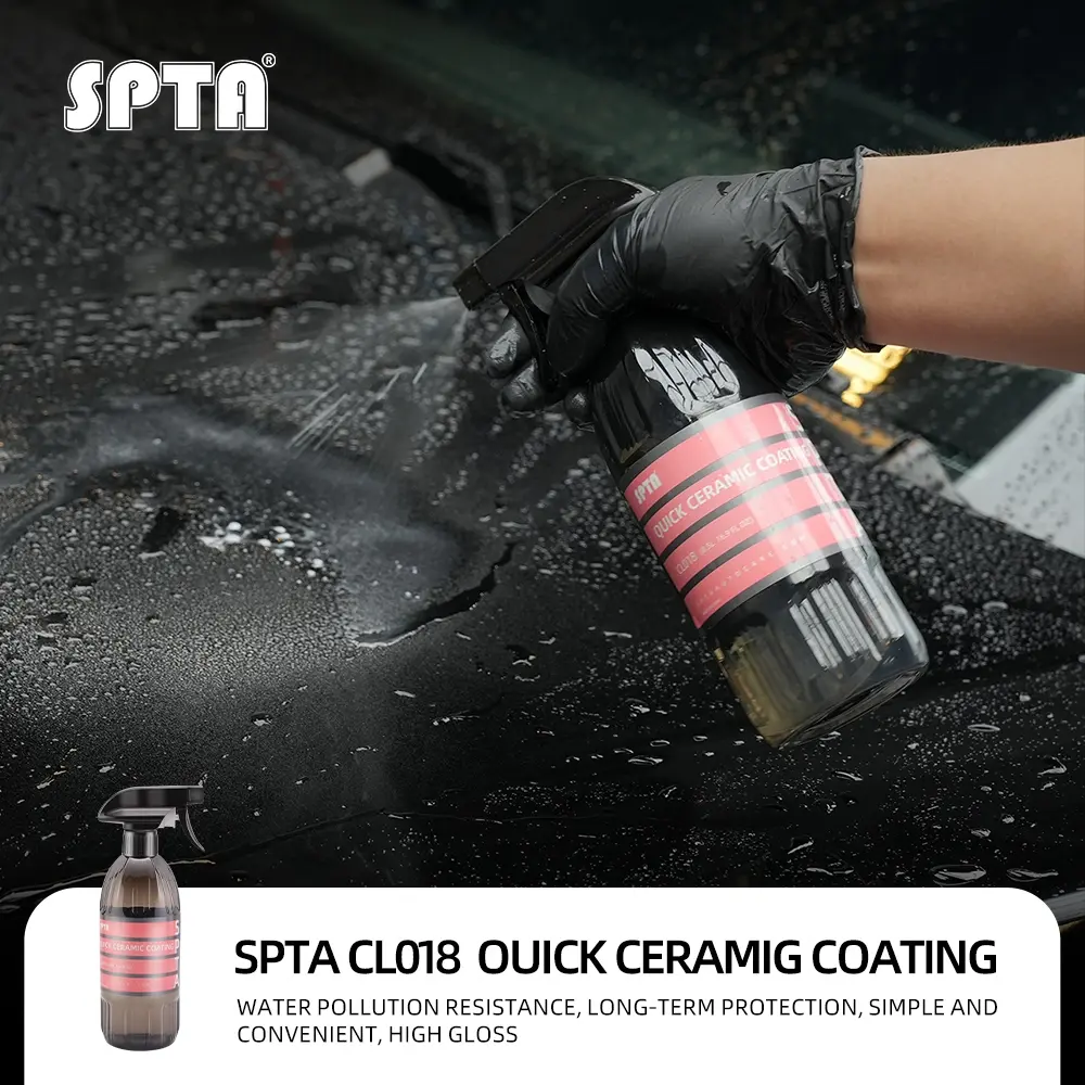 "SPTA CL018 Quick Ceramic Coating ，high Protection Quick Coating Spray, Fast Car Shine Dirt Resistance Forming a Protective Layer,Water Pulution Resistance,Long-term Protection ,High Gloss "