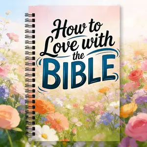 Women's Bible Reading Journal Notebook, 52 Week Spiritual Plan, 365 Daily Scripture, Theme Study + Meditation Space, Christian Gift, Spiral Notebook Journal