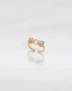 Double Panther Ring