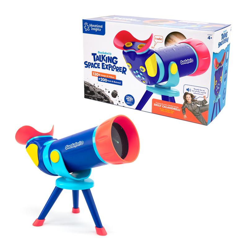 Educational Insights GeoSafari Jr. Talking Space Explorer, Preschool Science STEM Toy, Gift for Kids Ages 4+