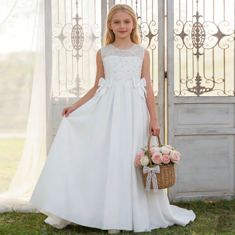 flower girl dresses white - TikTok Shop
