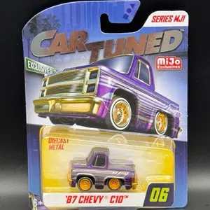 Car Tuned MiJo Exclusives 87 Chevy C10 - Purple - Series MJ1 - #06 - Limited Edition