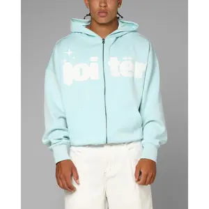 Loiter Cloud 9 Zip Hoodie Light Blue