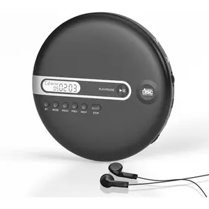 Portable CD Player with , CD Player with Headphones, ESP 40 Seconds for  Travel, Stereo CD Walkman with LCD Display for Adults Students