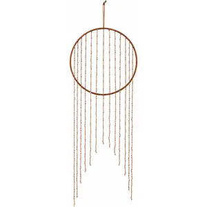 Catayauan Rust Beaded Wall Hanging Decor