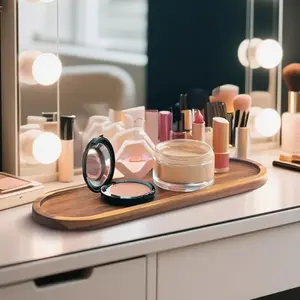 Bathroom Tray, Multi-Functional Storage Dish, Jewelry Tray, Suitable for Jewels, Cosmetics, Candles, Lotion, Perfume, Home Decor, Bathroom Accessories