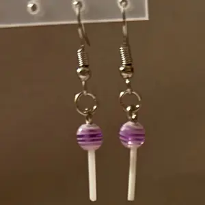 Mystery Lollipop Earrings, Cute Resin Dangle Earrings for Women, Lightweight Fashion Jewelry for Daily Wear