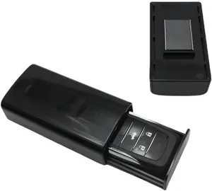 Magnetic Key Box Hide Key Holder Strong Magnet Car Key Safe Emergency Key Box Secret Hide Key Case House Home Key Safe (Black)