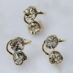 Pyrite Double Ring