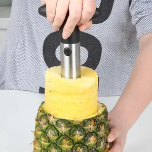 Pineapple Slicer Peeler Cutter Parer Knife, Stainless Steel Kitchen Fruit Tools, Kitchen Fruit Utensil, Cooking Tools for Hotels, Restaurants, Supermarkets, Food Trucks