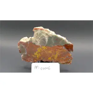 Rough-Edge Natural Bean-Like Haystack Butte Jellybean Jasper Slab, 4x2 in x 0.25+ in Dimensions, PP-00006