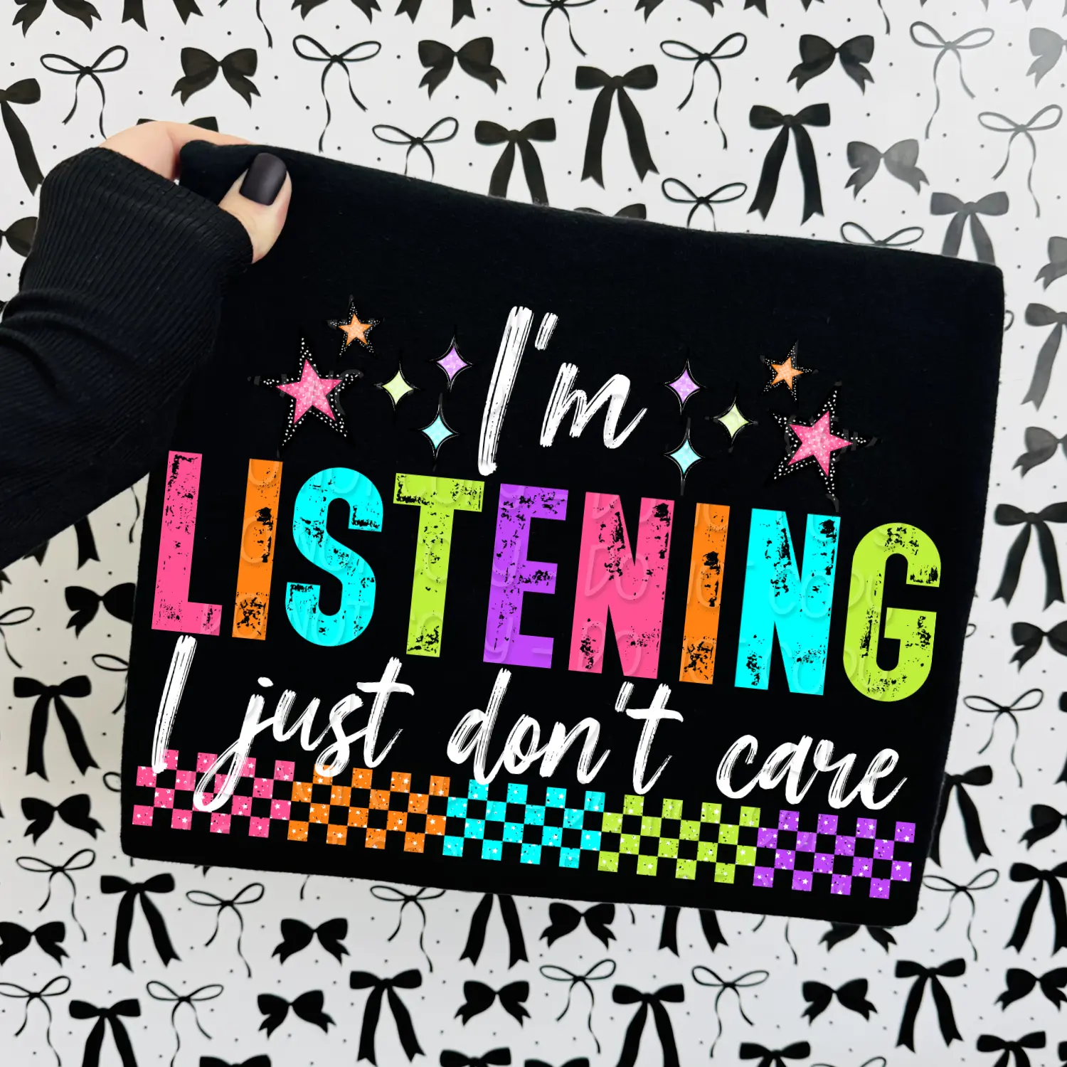 I'm Listening DTF Transfers - THIS IS NOT A SHIRT
