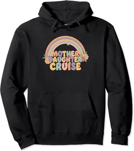 Mother Daughter Cruise - Groovy Family Holiday Vacation Pullover Hoodie - Dakotamc Shop 53B0C18VM5DS