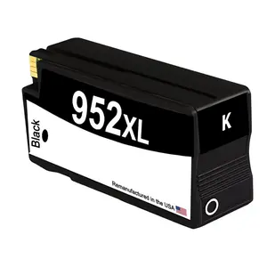 U.S. Remanufactured for HP 952XL (F6U19AN) Black Ink Cartridge OEM Chip