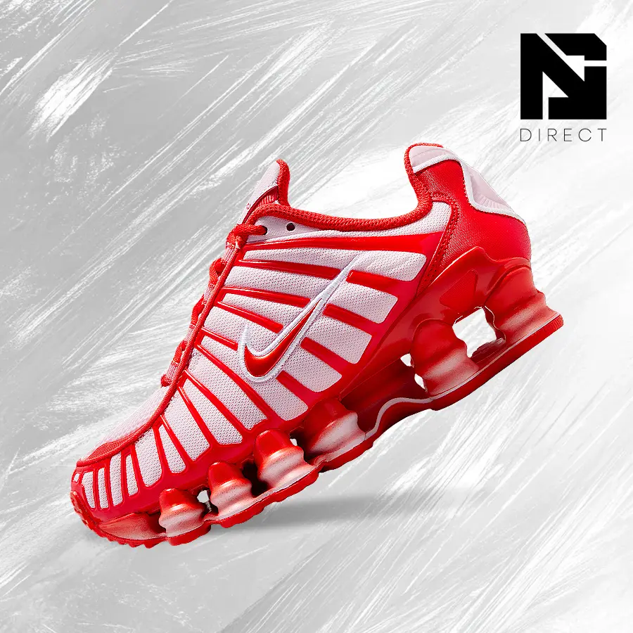 Nike Shox TL Pink Foam Habanero Red (GS)– Order Kids Sneakers– shoes for youth/women - Vintage-Spring & Summer-Inspired Running Shoes, Shock-Absorbing Comfort, Gym to Streetwear Casual Wear —back to school—IQ5090 663