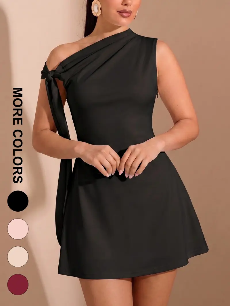 black one shoulder dresses - TikTok Shop black one shoulder dresses - TikTok Shop
