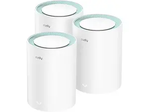 Cudy M1300 AC1200 Wireless Dual-Band Wi-Fi 5 Gigabit Mesh Router, 3-Pack