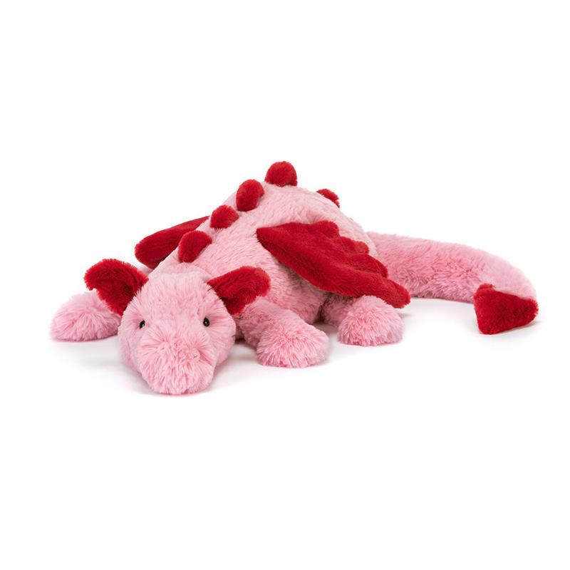 Jellycat Heart Dragon Plush Toy – Ultra-Soft Comfort Toy Made for Hugs, Gifting and Daily Joy, Gift For Girl, Valentine Gift Ideas