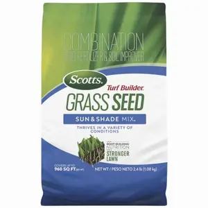 18225 2.4 lbs. Turf Builder Sun & Shade Seed