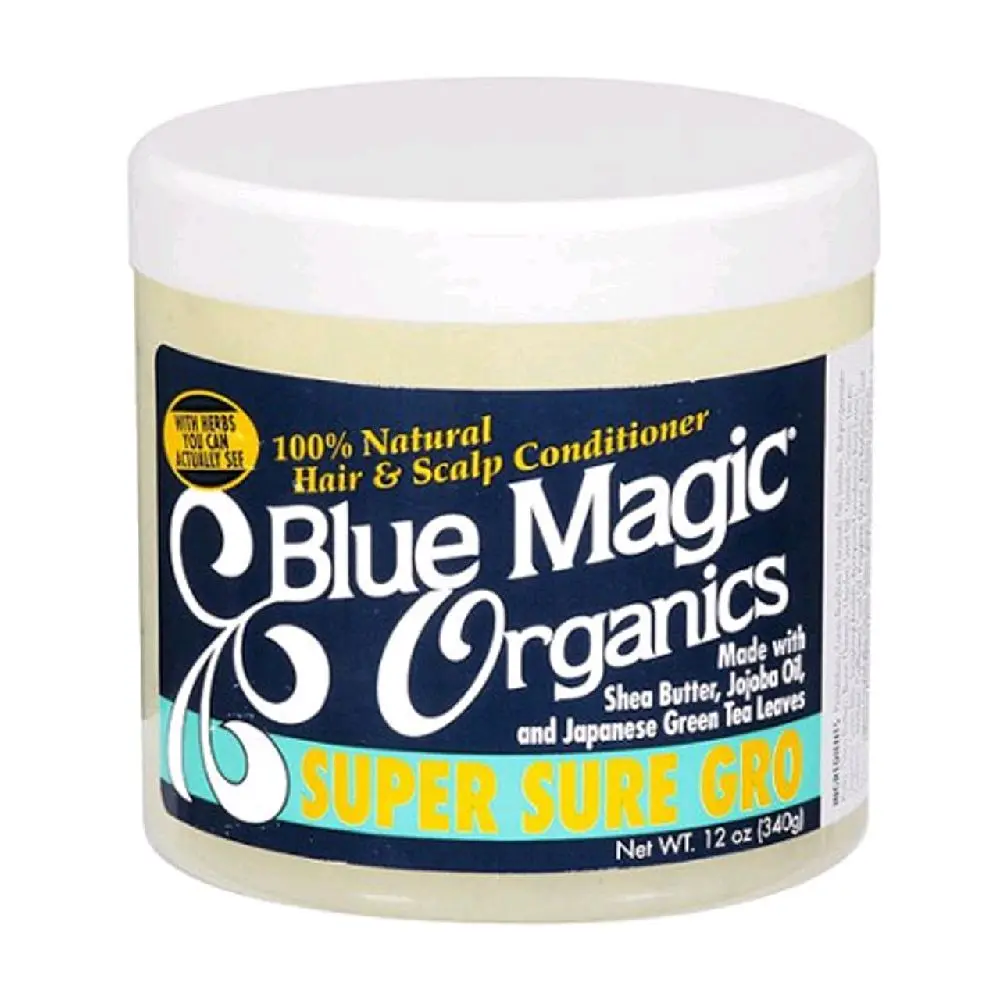 Blue Magic Super Sure Gro Hair Oil Treatment, Haircare Product with Regrowth Formula, Root Growth Booster for Healthier Hair, Hair Growth Tonic