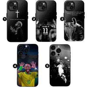 Football Neymar JR 10 Phone Case , Trendy Protective Cover for iPhone X, 11, 12, 13, 14, 15 & more –  SS Galaxy S21 to S25 Ultra, Plus with Suction