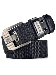 Men's Fashion Multi-Functional Canvas Belt, Stylish Belts, Adjustable Belts, Alloy Buckle Casual Style for Work & Outdoor Leisure, Versatile Denim Jeans Waistband Gift Idea, Trendy Belt
