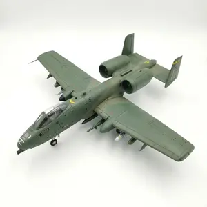 1:72 Scale A-10 Plane Model, Military, with Base, Collectible, Durable Plastic, Adult Collection, Desk Decor, Gift for Aviation Enthusiasts, Model Aircraft