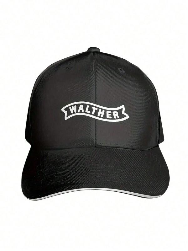 Walther Sports Baseball Cap - Lightweight, 100% Polyester, Hand Washable, Slogan Embroidery, Inelastic, Unisex