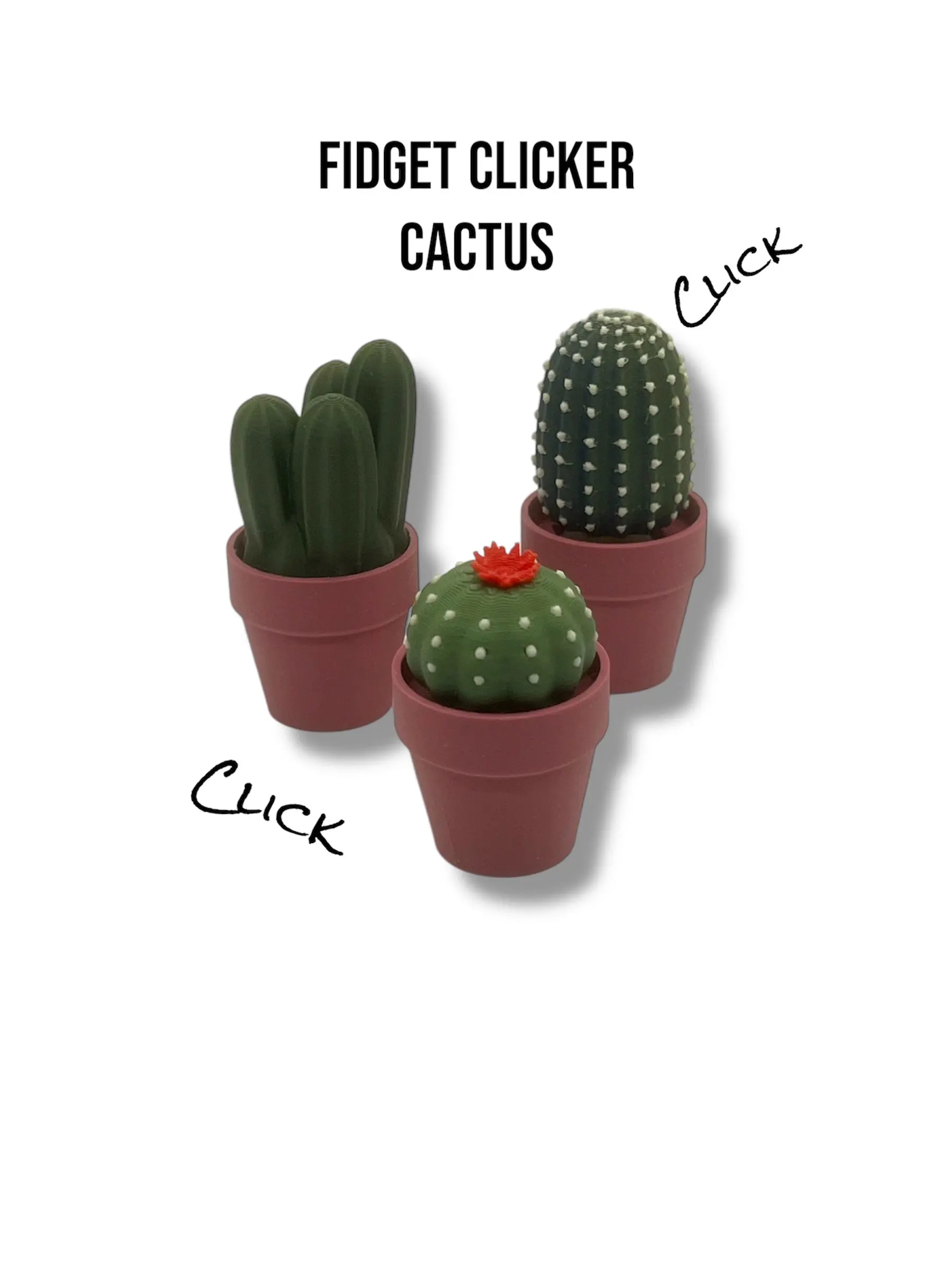 Botanical Fidget Collection – Clickers, Spinners & Magnets