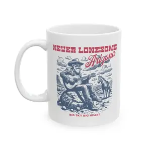 Never Lonesome AZ: Ceramic Mug, (11oz, 15oz)