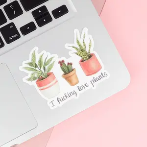 Plant Sticker Potted Plant Sticker Succulent Sticker