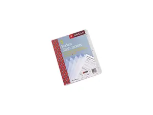 Smead 89506 Slash Pocket Jackets, Letter, Polypropylene, Clear, 5/Pack