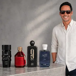 Jorgefragancias Bundle | Rasasi Hawas Ice + Afnan 9pm Night Out + Lattafa Asad Elixir + Dumont Paris Nitro Red | Men's Fragrance | 100 ML | Eau De Parfum | Italian Lemon - Orange Blossom & Driftwood