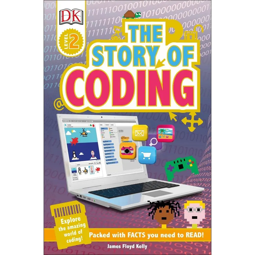 USED Book - DK Readers L2: Story of Coding by Kelly, James Floyd (Paperback) - english