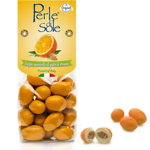 Orange Flavored Chocolate Covered Almonds