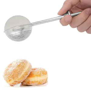 304 Stainless Steel Flour Duster – One Hand Baking Sugar & Flour Shaker