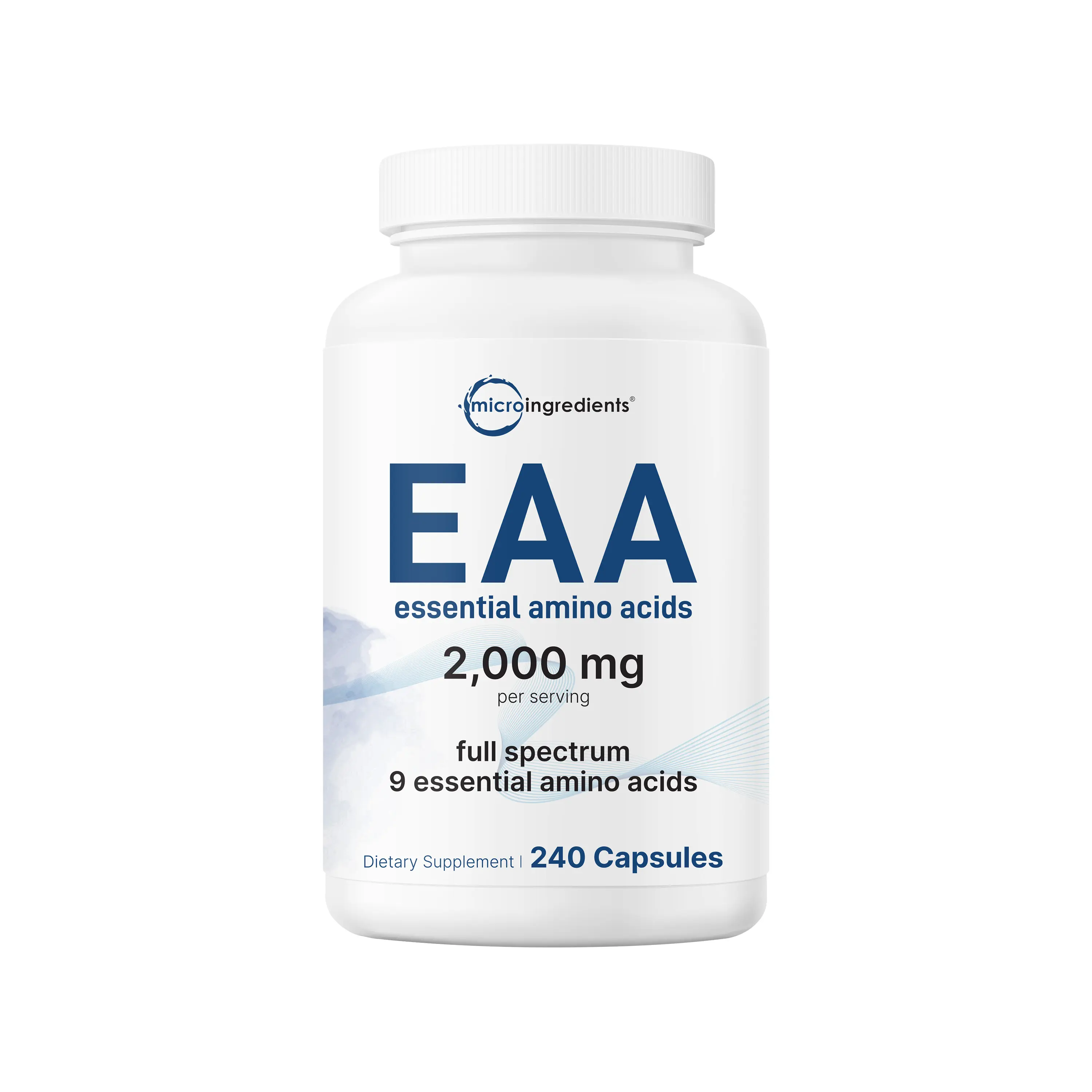 Micro Ingredients EAA 2000mg, 240 Capsules