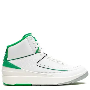 Nike Air Jordan 2 Retro Lucky Green DR8884-103 Male Trainer Shoes, Retro Style, Suitable for Running, Available Sizes, New Mens Sizing
