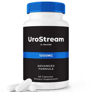 Uro Stream - Advanced Formula 1000mg Capsules with Natural Ingredients for Health & Wellness 60 Count Supplement