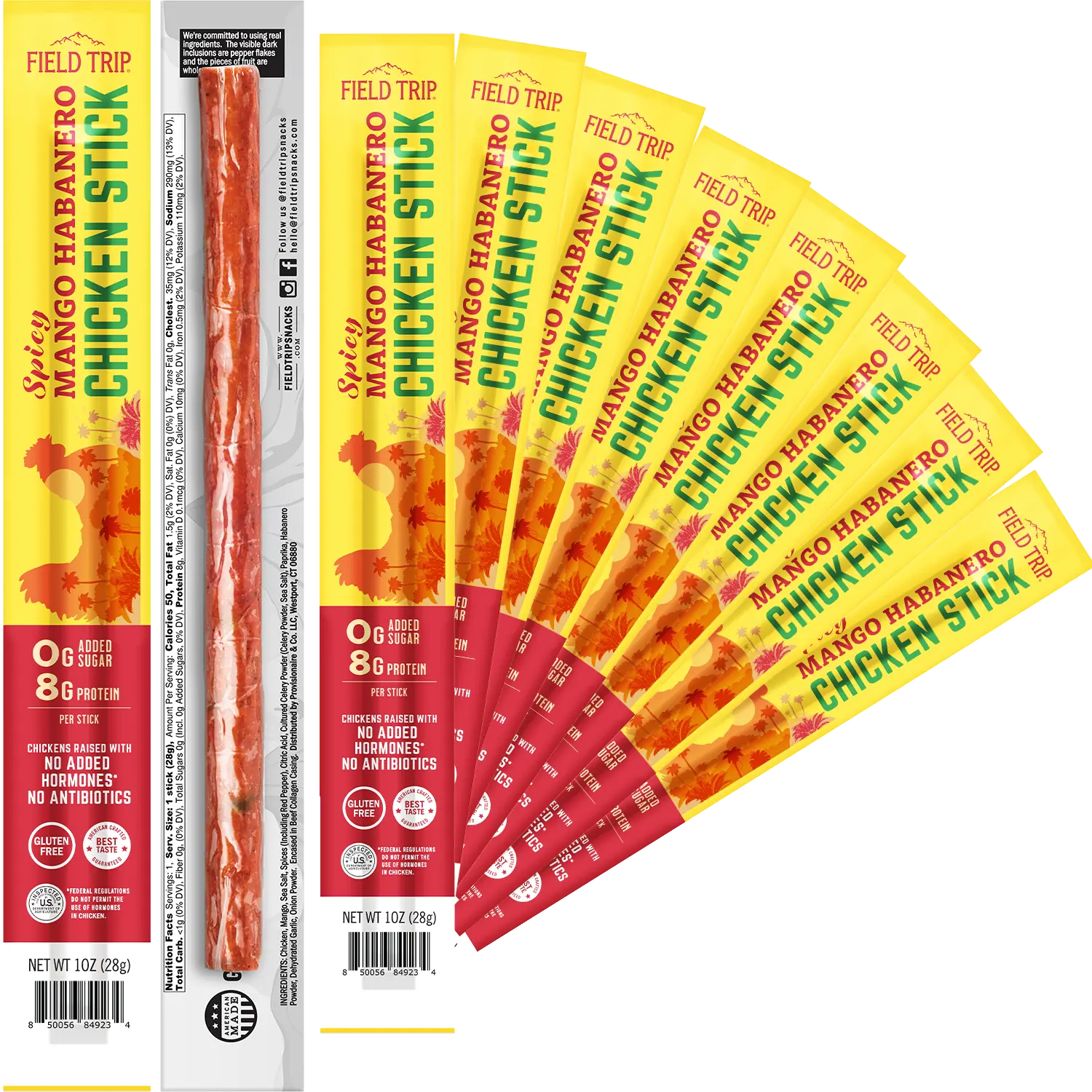 Mango Habanero Chicken Sticks 1oz (10ct)