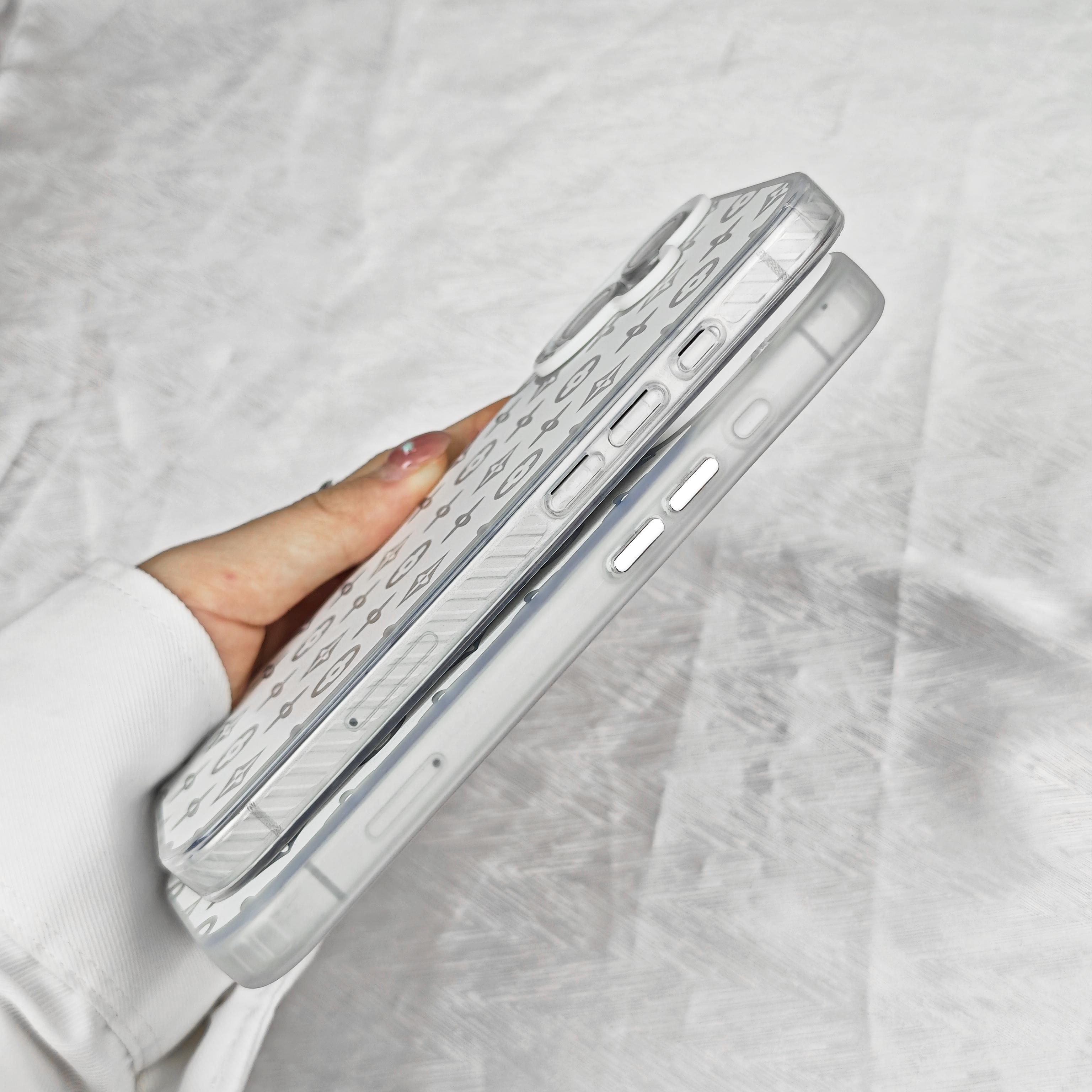 Classic Floral Patterns TPU Laser Craft Phone Case foriPhone 17 16 15 14 13 12 11 Anti-Drop ProtectiveCover..iphoe 17promaxcase/iphone16promaxcase/iphone15promaxcase