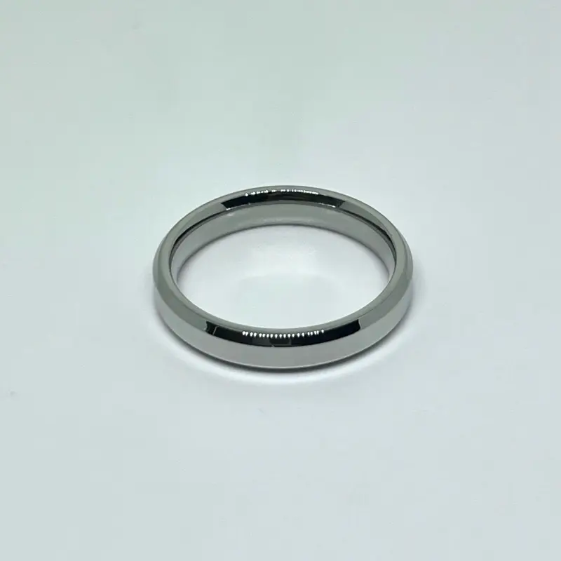 Stainless Steel Classic Polished Band Ring – Minimal Everyday Waterproof Stackable Jewelry