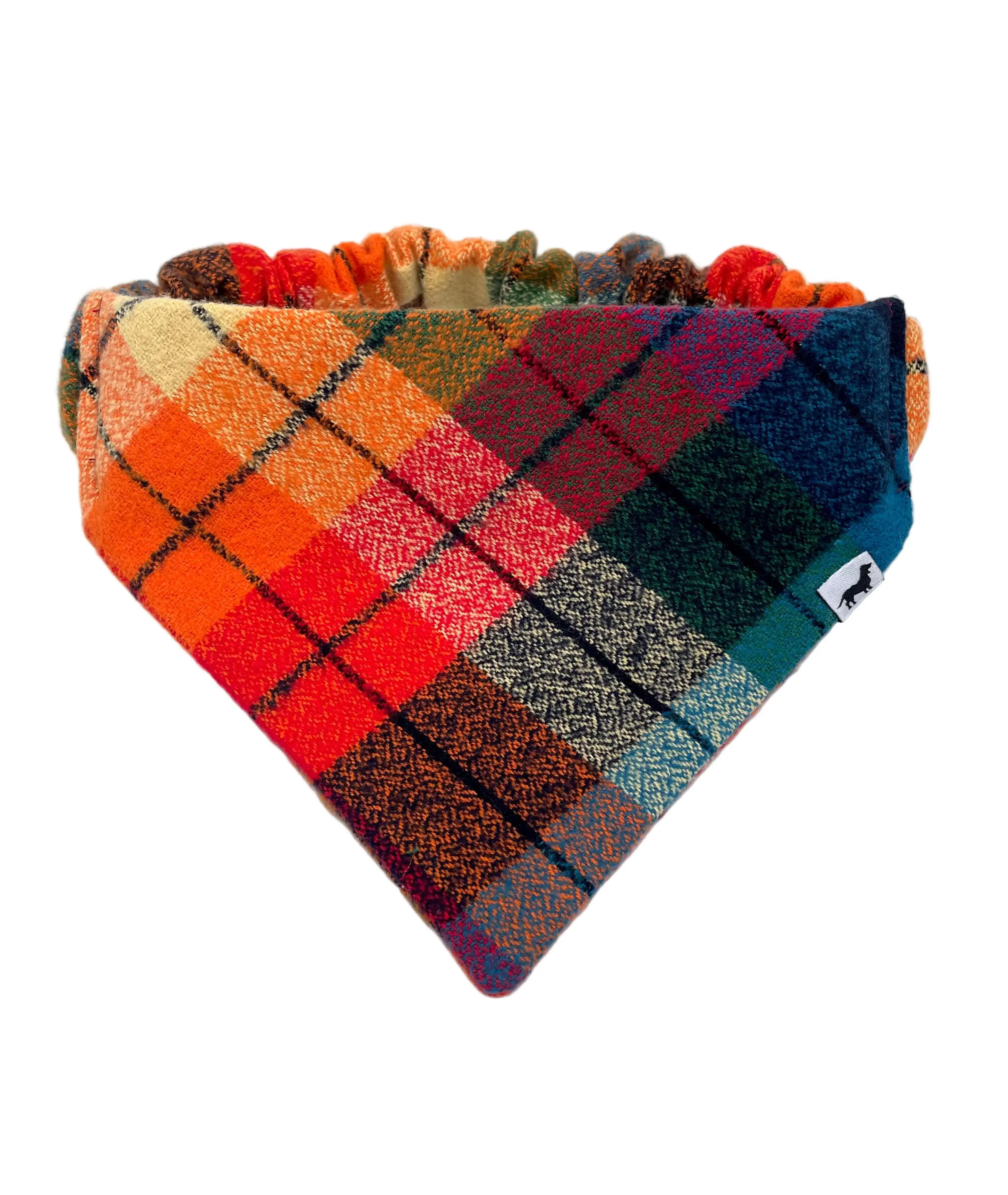 Kaleidoscope Plaid Dog Bandana Kaleidoscope Plaid Dog Bandana