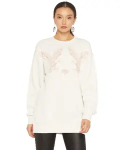 Youth In Revolt Women's Eagle Crew Neck Sweatshirt - Ya470a-F258-C6785