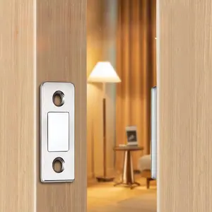 Cabinet door Magnetic suction No punching Cabinet suction Invisible drawer Wardrobe door Cabinet door Ultra-thin magnetic touch Strong magnetic door Kitchen cabinet door