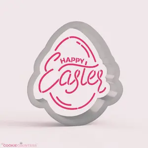 Easter Egg: Happy Easter - Cookie Cutter