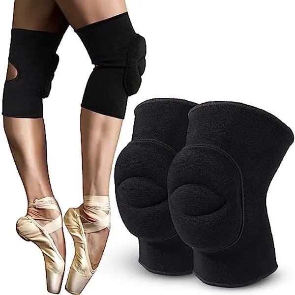 SportsKnee Pads Volleyball Girls Kids Youth Women Men 7.8" Thick Padded Dance Knee Pad Soft Stretchy Knee Brace Breathable Knee Protector for Basketball Football Wrestling Pole Dance Yoga Knee Sleeve 1 Pair