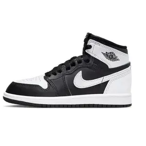 Little Kid's Jordan 1 Retro High OG Black/White-White (FD1412 010)