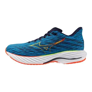 Mizuno Wave Rider 28 Blue Pace / Green Gecko  J1GC240356 Men's